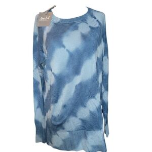 NWT Marled Crew Neck Sweater Tie-died - Size L